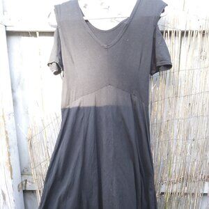 Talk of the Walk Black Cold Shoulder Maxi Dress - Women - L